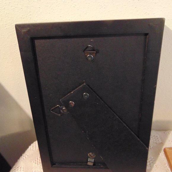 Angels Watching Over Baby, Wood Frame, 7.9 x 4.9 - Picture 7 of 7